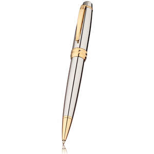 Chrome/Gold A.T. Cross Bailey Ballpoint Pen - 1