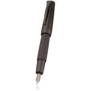 Faber-Castell E-Motion Pure Black Fountain Pen - Medium Nib - 1