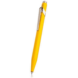 Yellow Caran d Ache 849 Classic Ballpoint Pen - 1