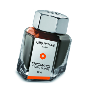 Caran d'Ache Chromatics Bottled Ink Electric Orange - 1