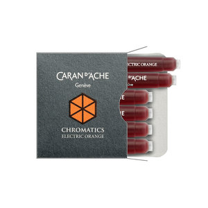Electric Orange Caran d'Ache Chromatics Cartridges