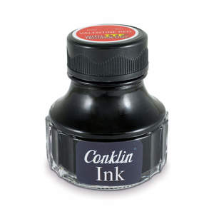 Valentine Red Conklin Fountain Pen Ink - 1