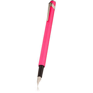 Pink Caran d Ache 849 Fluo Fountain Pen - Medium Nib - 1