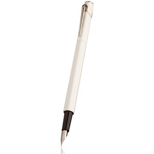 White Caran d Ache 849 Classic Fountain Pen - Medium Nib - 2
