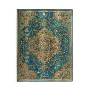 Paperblanks Turquoise Chronicles 2023 Diary Ultra Turquoise Chronicles Verso Week-to-View - 1