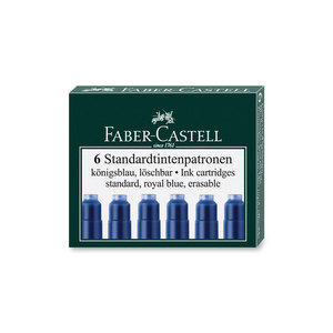 Blue Faber-Castell fountain pen cartridges - 1