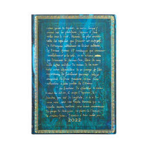 Paperblanks Embellished Manuscripts Collection Flexi 2023 Diary Midi Verne, Twenty Thousand Leagues Horizontal Week-to-View - 1
