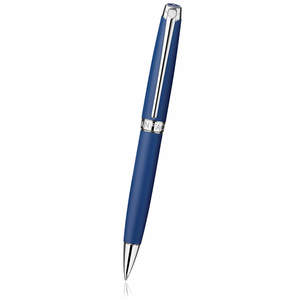 Blue Matt Caran d Ache Léman Ballpoint Pen - 1