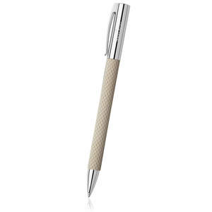 White Sand Faber-Castell Ambition OpArt Ballpoint Pen - 1