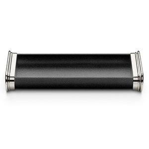 Black Graf von Faber-Castell Leather Pen Tray - 1