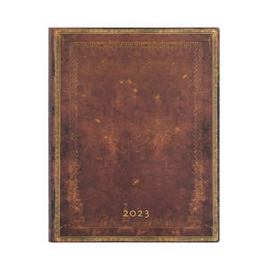 Paperblanks Old Leather Collection Flexi 2023 Diary Ultra Sierra Day-to-View - 1