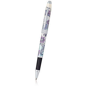 Purple Orchid Cross Botanica Rollerball Pen - 1