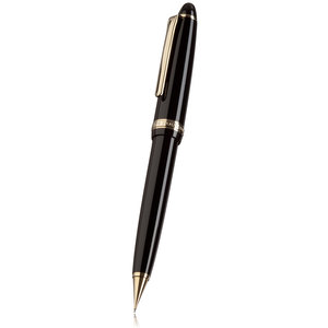 Sailor Standard 1911 Mechanical Pencil Black with Gold Trim - 1