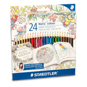 Pack of 24 Staedtler Noris Colouring Pencils - 1