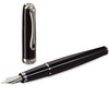 Black Lacquer Chrome Diplomat Excellence A2 Fountain Pen - 2