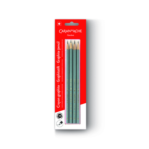 Caran d'Ache Graphite Pencils  - Pack of 4 - 1
