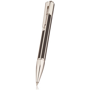Silver Caran d Ache Varius Chinablack Ballpoint Pen - 7