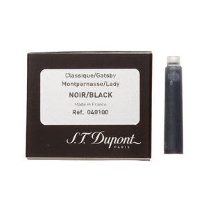 Black old Dupont fountain pen cartridge - 1