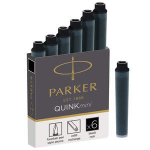 Parker Short Ink Cartridges Black - 1