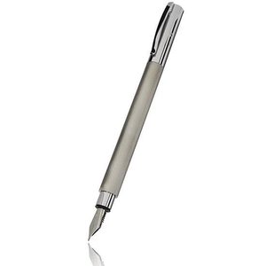 Faber-Castell Ambition Fountain Pen Stainless Steel Medium Nib - 4