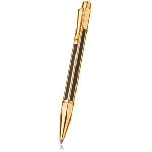 Caran d'Ache Varius Chinablack Ballpoint Pen Gold - 1