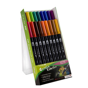 Tombow ABT 18 brush pen set - primary - 1