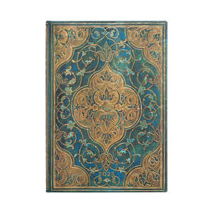 Paperblanks Turquoise Chronicles 2023 Diary Midi Turquoise Chronicles Horizontal Week-to-View - 1