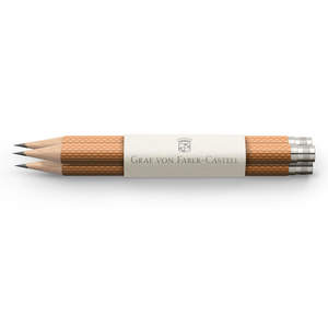 Cognac Brown Graf von Faber-Castell No.V Guilloche Pocket Pencils - 1