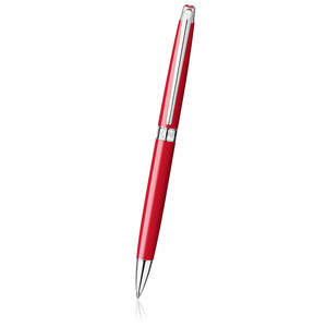 Scarlet Red Caran d Ache Léman Slim Ballpoint Pen - 1