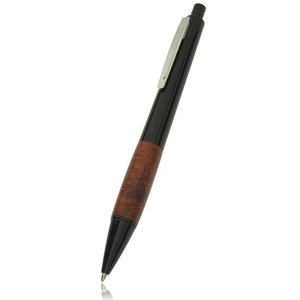 Lamy Accent Brilliant Ballpoint Pen Black/Briar Wood - 6