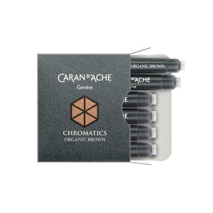 Organic Brown Caran d'Ache Chromatics Cartridges