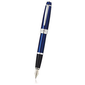 Blue Lacquer Cross Bailey Fountain Pen - 1