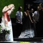 Emma Pearson performs in (clockwise from left) Lucia di Lammermoor (Hessisches Staatstheater...