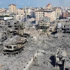 Buildings destroyed by recent Israeli strikes in Gaza City. Photo: Reuters