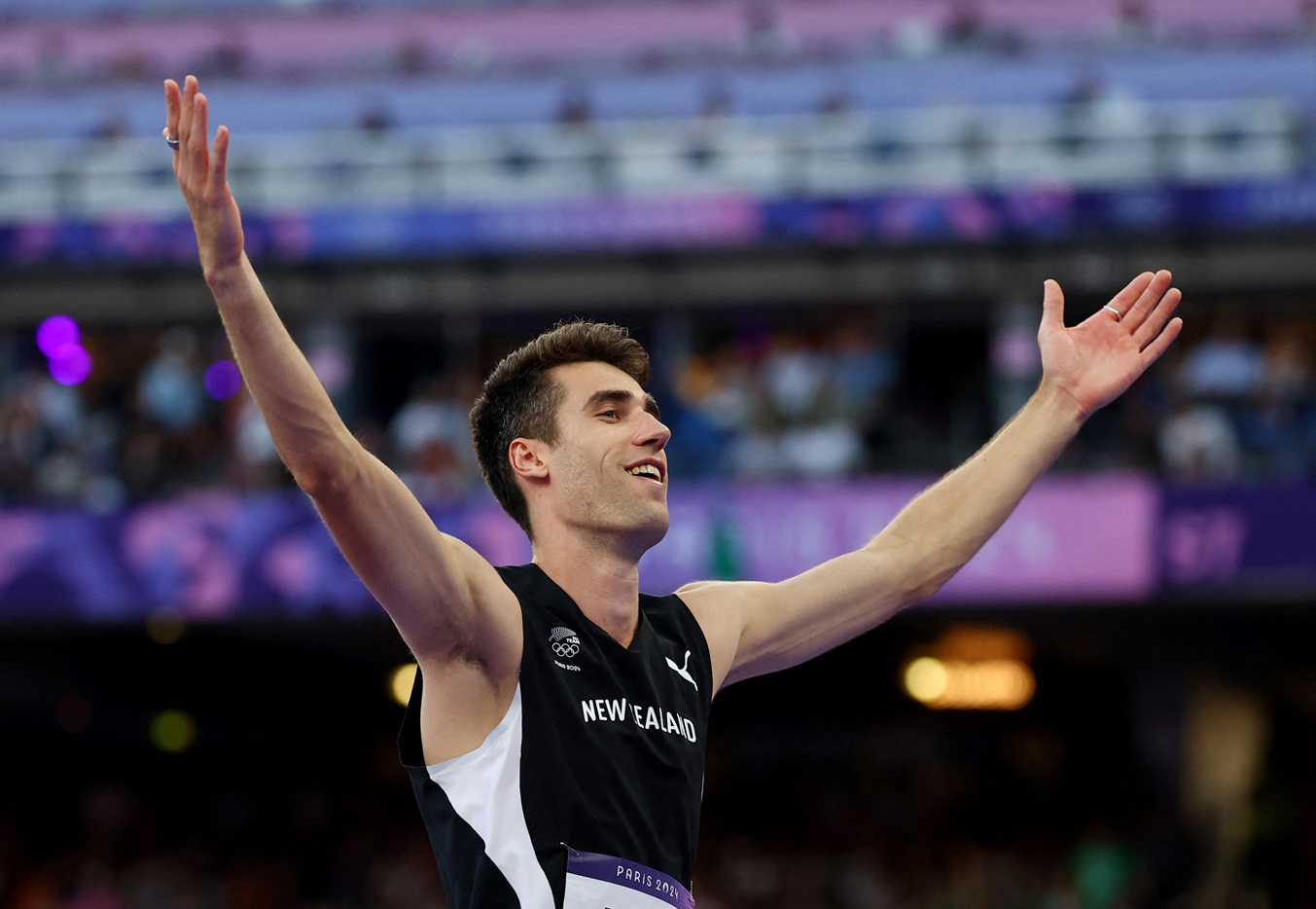 Hamish Kerr has won gold in the men's Olympic high jump. Photo: Reuters