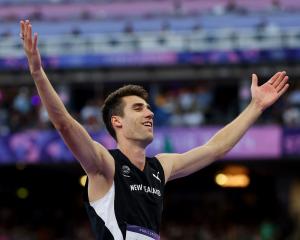 Hamish&nbsp;Kerr has won gold in the men's Olympic high jump. Photo: Reuters