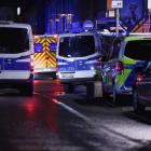 Police vehicles at the site of the stabbing in the German city of Solingen. Photo: Reuters 