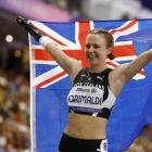 Anna Grimaldi celebrates after her bronze medal win in Paris. Photo: Reuters