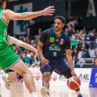 Auckland Tuatara guard Corey Webster in action during an NBL game against Manawatu. PHOTO: GILES...