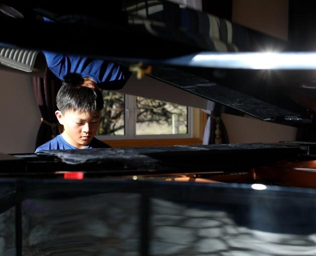 Konnor Shan, 11, is making a name for himself in the musical and sporting worlds. PHOTO: RHYVA...