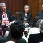 Aukus talks participants (from left) University of Otago Prof Robert Patman, former Tokelau prime...