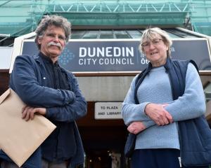 Ted Daniels and Raewynne Pedofski had hoped to talk to the Dunedin City Council yesterday about a...