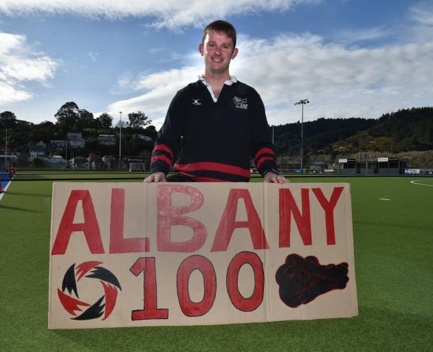 Albany Hockey Club president Ben Sinnamon gets ready to celebrate the club’s centenary. PHOTO:...