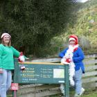 West Otago Christmas Trail committee members Jann Robertson (left) and Rachel Hanna cannot wait...