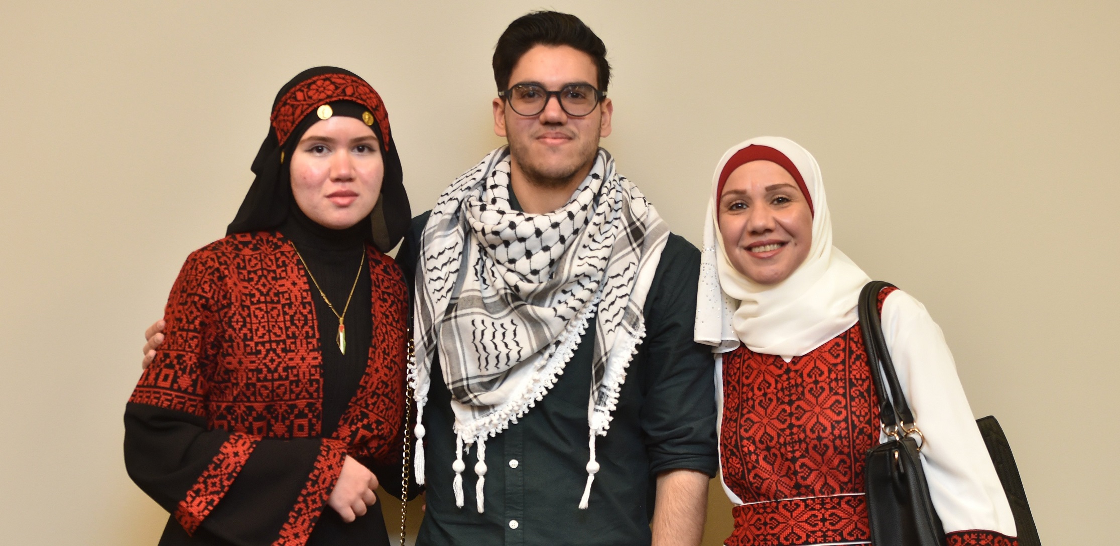 New Dunedin citizens (from left) Noor Alnabhani, Ahmed Alnabhani and Hana Alhamoedi at the...