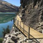 A small section of the scenic Lake Dunstan cycle trail. PHOTO: SUPPLIED