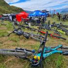 A pile of bikes at Bike Glendhu during a Crankworx event in 2021. Bike Glendhu will host a global...