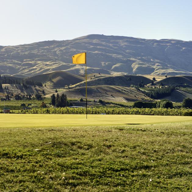 The seventh green at the Cromwell Golf Club, as featured in Michael Donaldson and Phil Hamilton’s...