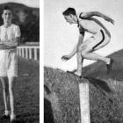 Otago five-mile cross-country harrier championship winner E.L. Brown (Civil Service Club). Right:...