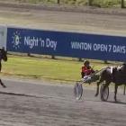 Dasher leads the field down the home straight at Winton on Saturday. PHOTO: YOUTUBE VIDEO STILL /...